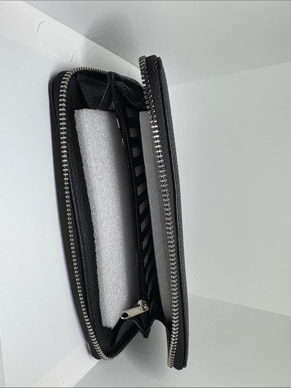 Marc Tetro  Leather Zip Wallet with Boston Terrier Graphic